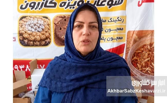 بانوی کارآفرین کازرونی: حمایت‌های دولتی ناکافی است/ با توسعه کسب‌وکارمان اشتغال‌زایی را به ۱۰۰ نفر می‌رسانیم