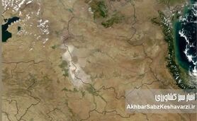 دریاچه ارومیه کاملاً محو شد! تصاویر ماهواره‌ای ناسا چه می‌گویند؟+ عکس