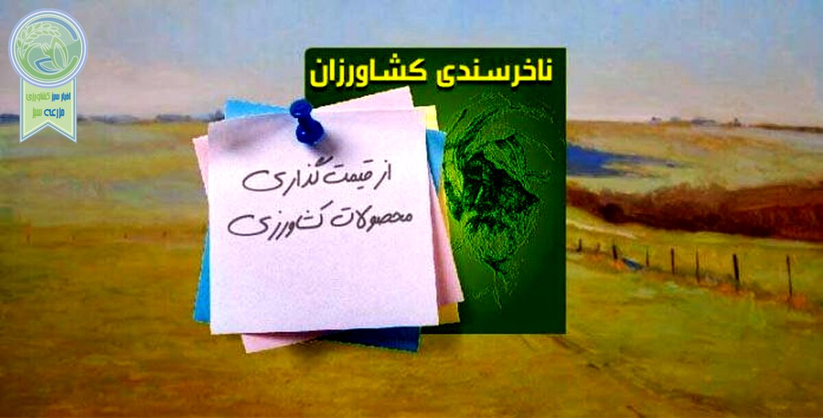 ناخرسندی کشاورزان از قیمت‌گذاری محصولات کشاورزی