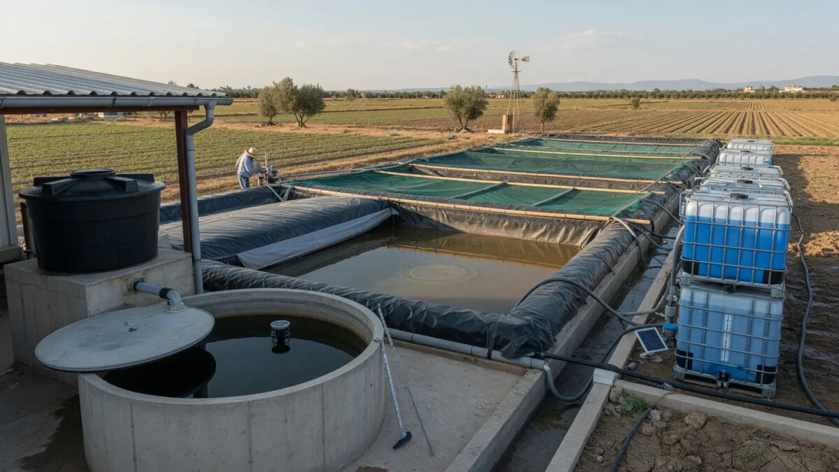 تبخیر سطحی در استخرهای ذخیره آب؛ مدیریت منابع در مزارع مدرن