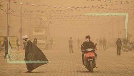 گردوخاک نیمی از کشور را در برگرفته
