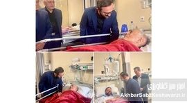 عیادت مدیرعامل بانک کشاورزی از مجروحان جنگ رمضان
