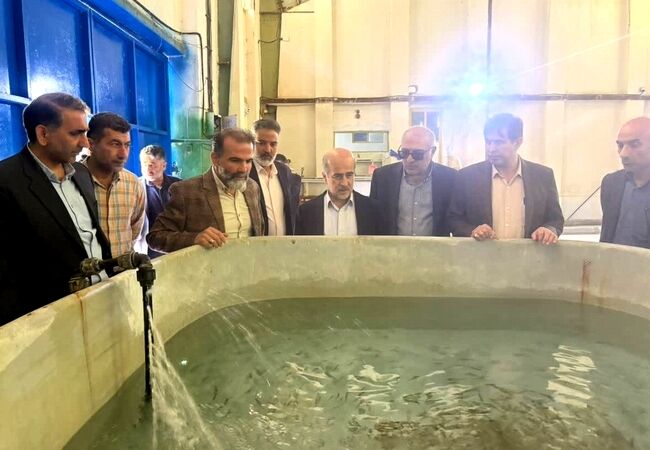 مرکز شهید باهنر کلاردشت، سایت پشتیبان تولید بچه‌ماهی آزاد و توسعه آبزی‌پروری قفس در خزر