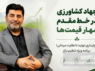 ابلاغ دستور ویژه رئیس‌جمهور به استان‌ها؛ جهاد کشاورزی در خط مقدم تنظیم بازار و تأمین معیشت مردم