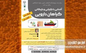 وبینار رایگان بازاریابی گیاهان دارویی؛ فرصتی مهم برای ورود به بازار

