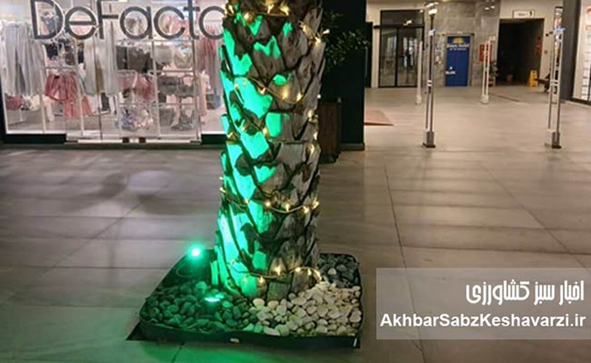 نخل در قلب یک مرکز تجاری؛ وقتی مدیریت آب با معماری زیست‌گرا پیوند می‌خورد
