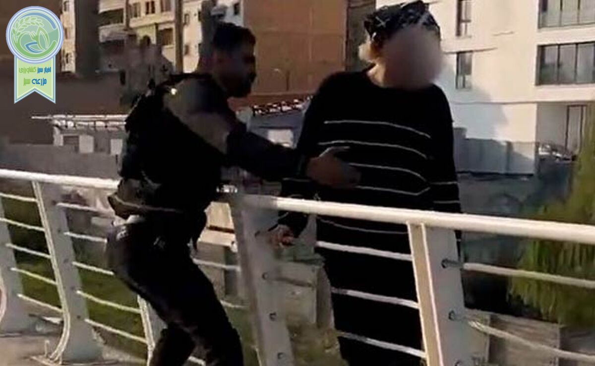 نجات جان دختر جوان در پارک ملل ساری توسط پلیس+ ویدئو

