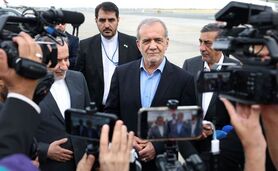 ترکی حرف زدن مسعود پزشکیان در آمریکا+ ویدئو

