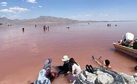 تصویری تازه  و تاسف‌برانگیز از دریاچه ارومیه+ عکس

